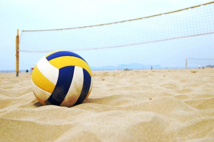 volleyball on beach